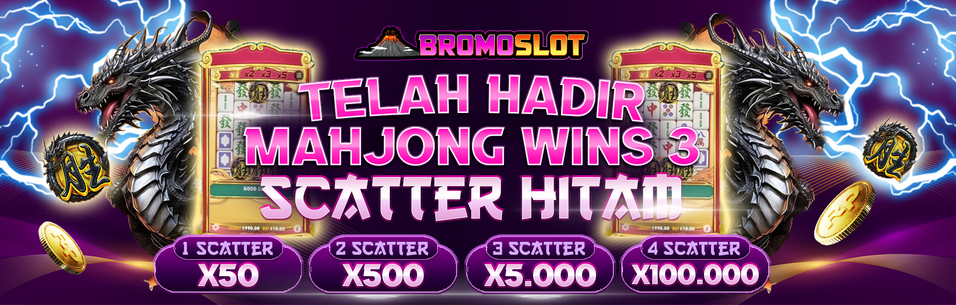 SCATTER HITAM BROMOSLOT
