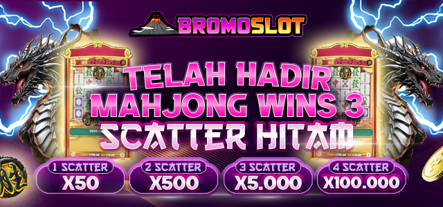 SCATTER HITAM BROMOSLOT